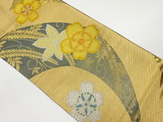 JAPANESE FUKURO OBI / WOVEN SAKURA